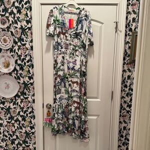 Vilagallo chill out blanco dress size 48(us14) nwt